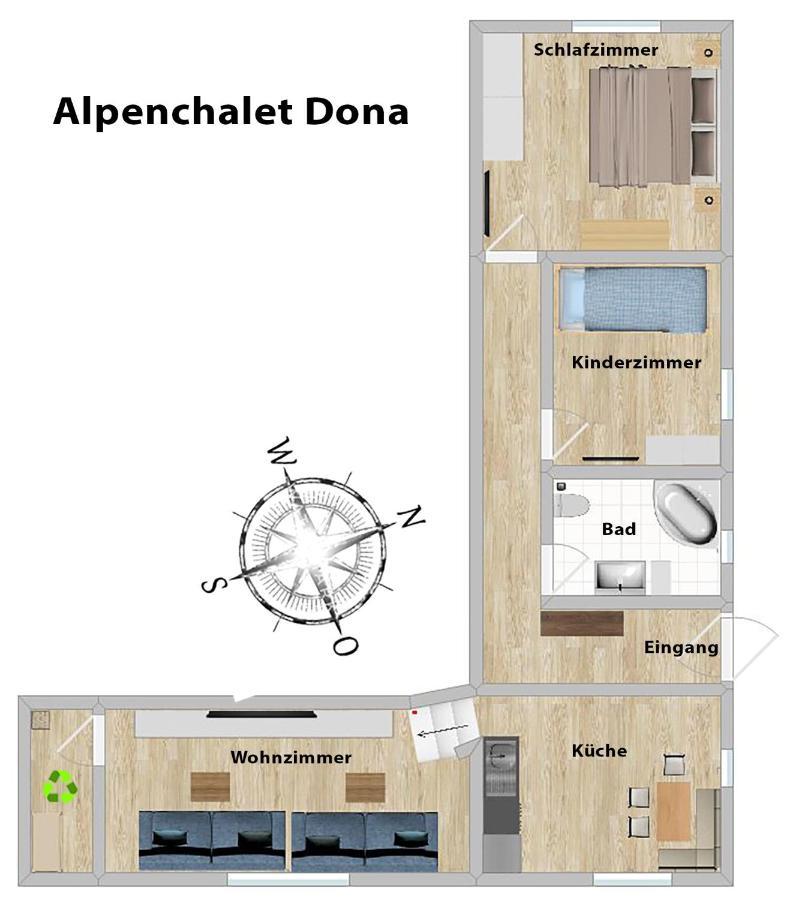 Alpenchalet Dona พาร์เตอเนน ภายนอก รูปภาพ